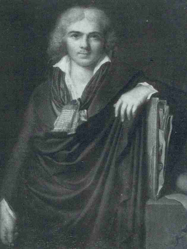J.-B. Augustin, autoportrait (1795 - Musée de Saint-Dié).