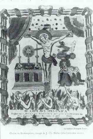 Christ de Rédemption, de l’imagerie de J.-Ch. Didier (XVIII° siècle).