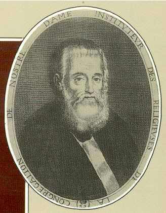 Saint Pierre Fourier, gravure de Lenfant (XVIII° siècle).