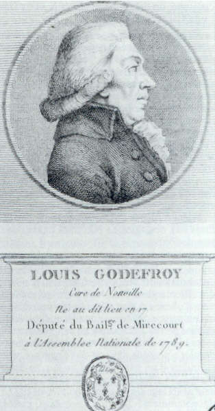 Louis Godefroy. Gravure de l’époque (Archives des Vosges).