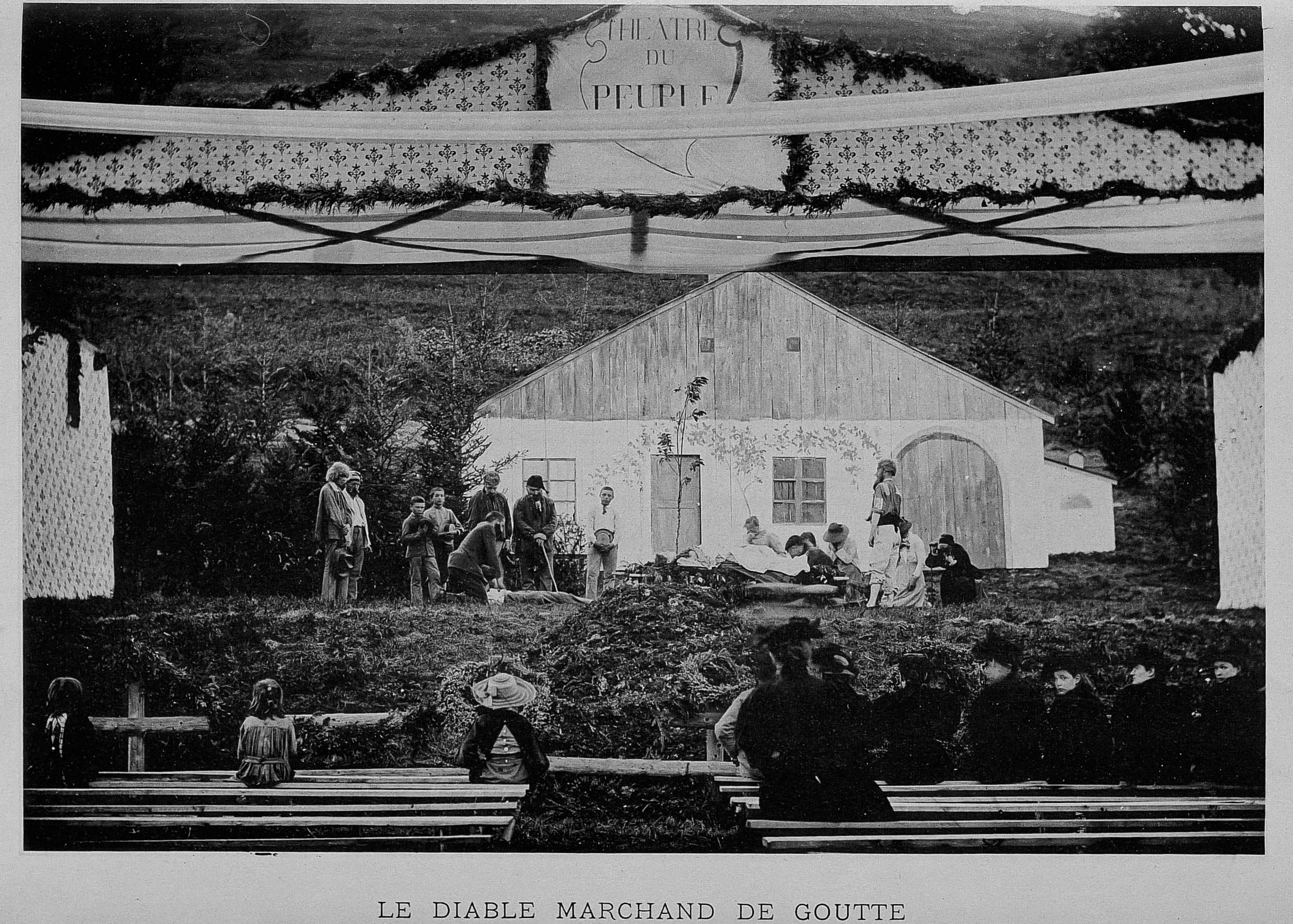Représentation du Diable marchand de goutte au Théâtre du Peuple en 1895