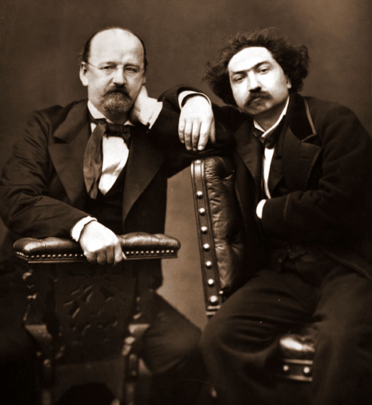 Émile Erckmann et Alexandre Chatrian vers 1875