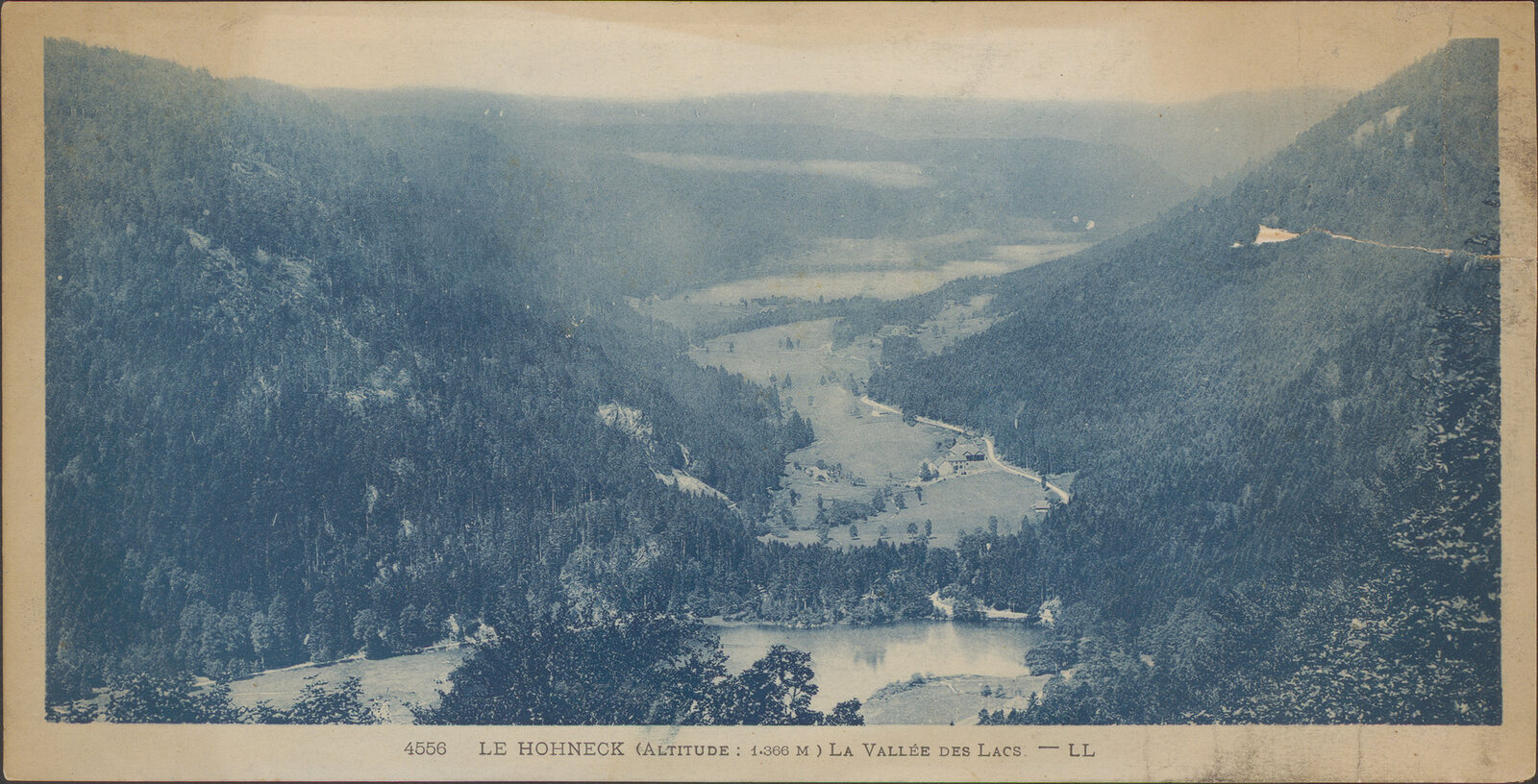 La vallée des lacs vue depuis le Hohneck