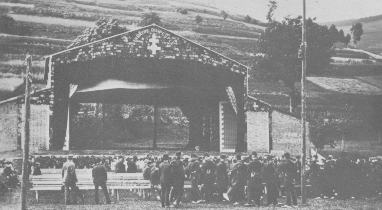 Le premier Théâtre du Peuple de Bussang en 1895